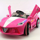 Carro de passeio Spider GT Kids 12V com controle remoto dos pais R/C | Rosa