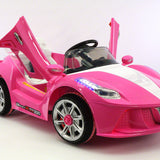 Carro de passeio Spider GT Kids 12V com controle remoto dos pais R/C | Rosa