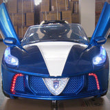 Carro de passeio Spider GT Kids 12V com controle remoto dos pais R/C | Azul