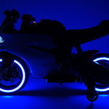 Motocicleta elétrica infantil Street Racer 12V | Azul