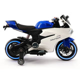 Motocicleta elétrica infantil Street Racer 12V | Azul