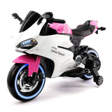 Motocicleta elétrica infantil Street Racer 12V | Rosa