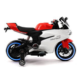 Motocicleta elétrica infantil Street Racer 12V | Vermelho