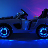 Carro infantil Mercedes SLS AMG Final Edition 12V com controle remoto dos pais | Preto Metálico